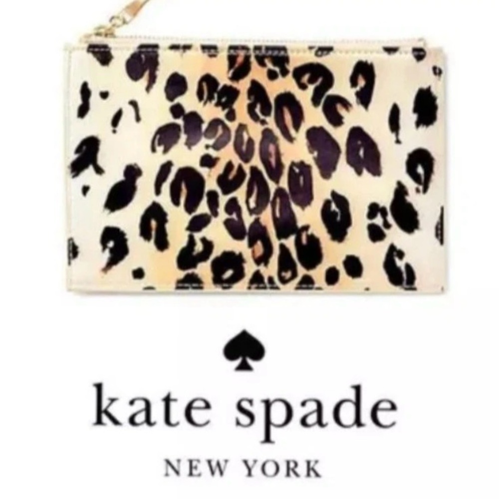 ✅ FINAL PRICE NEW Kate Spade Versatile Leopard Clutch/Pouch